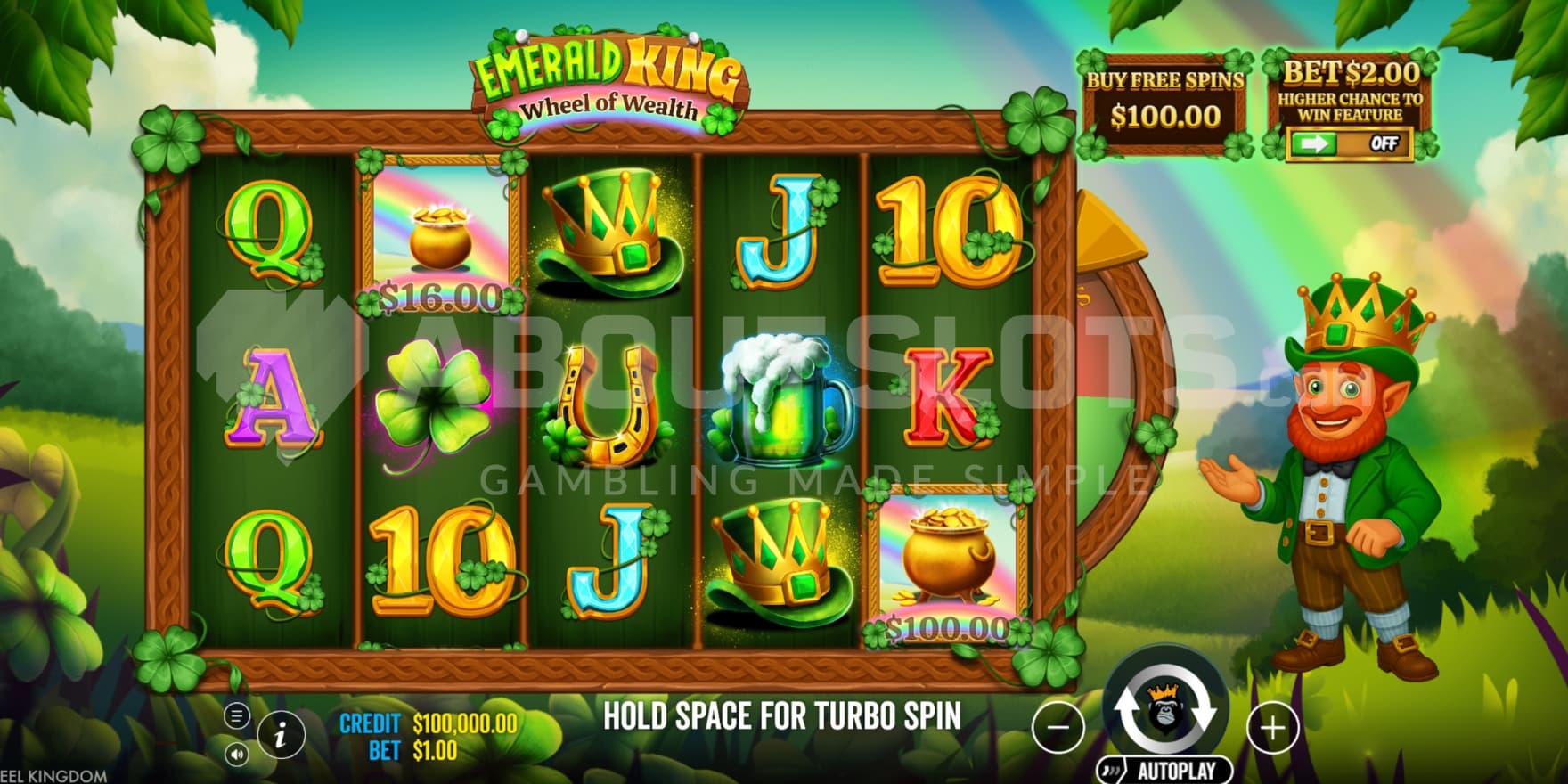 Feature Buy in the right side