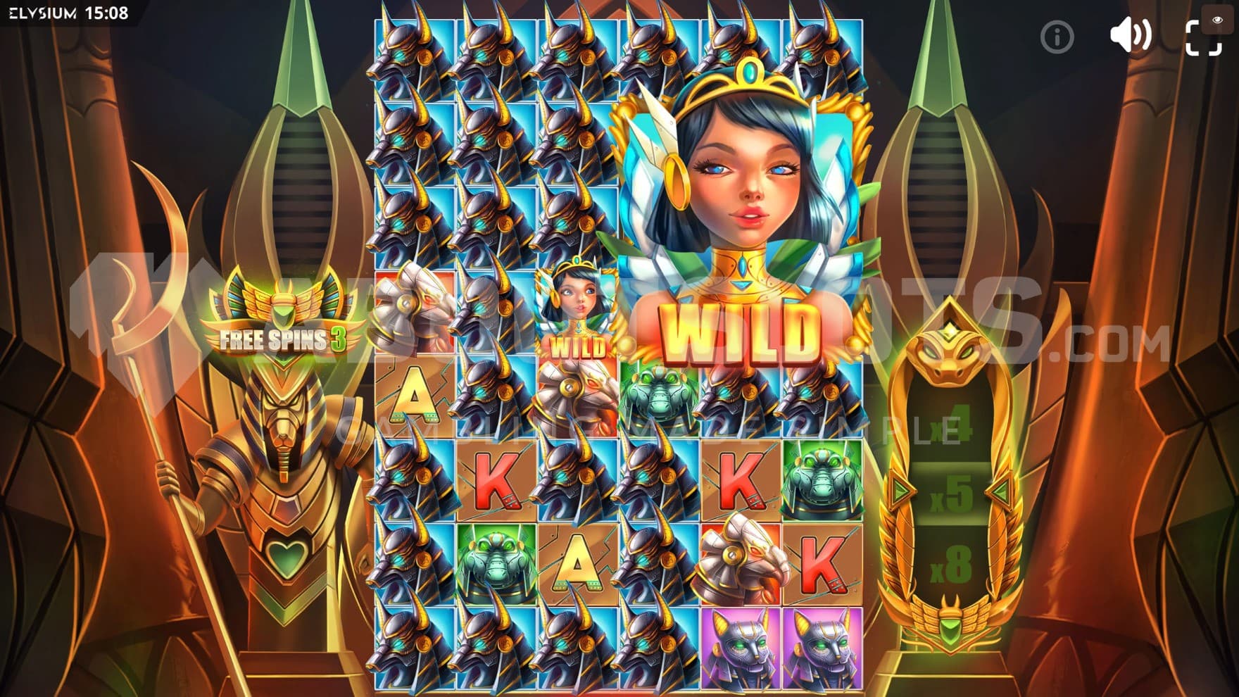 The reels have started to grow and you're deep underground during the bonus game