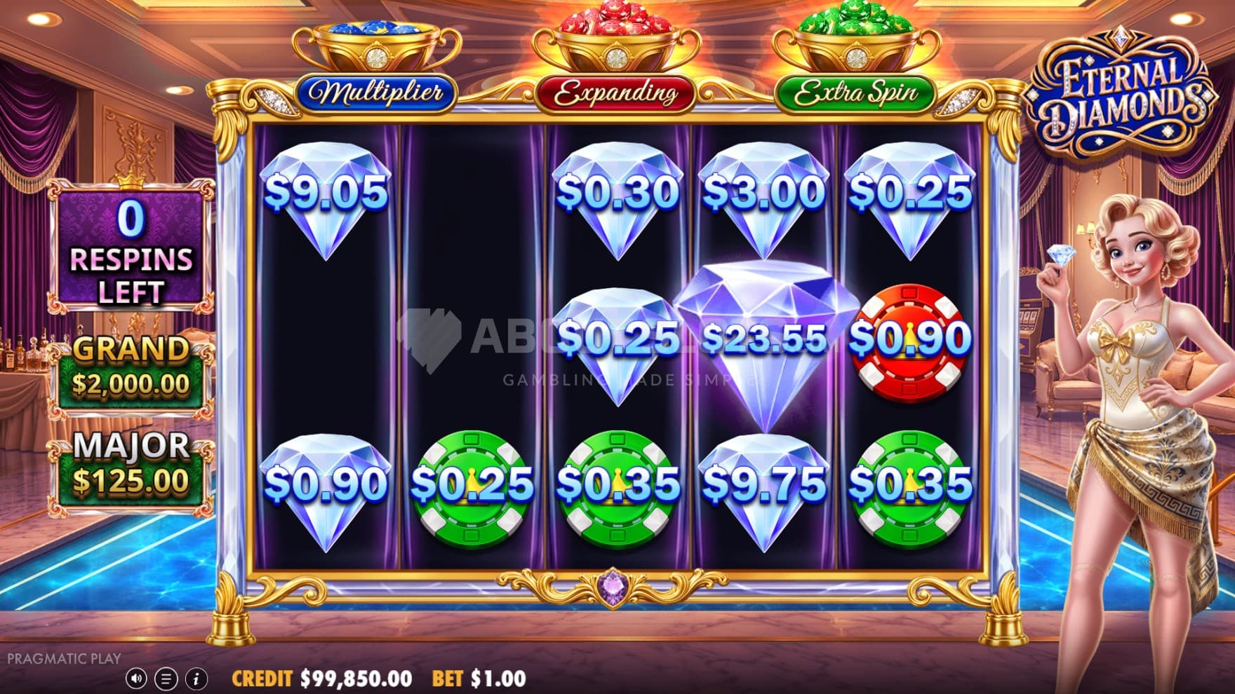 The 3 Pot respins come with 3 different types of bonuses to help create wins