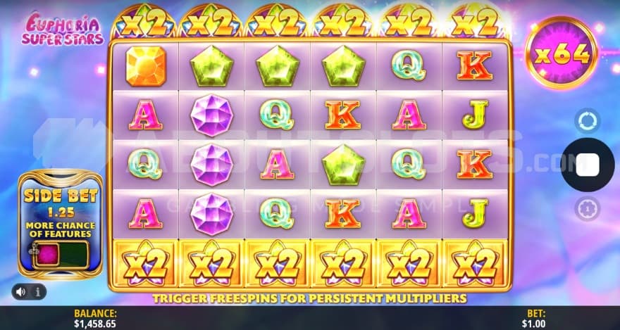 Wild Star Multipliers on all reels