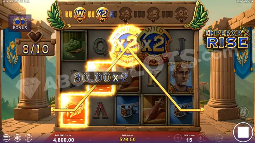 A screenshot of the regular Free Spins feature