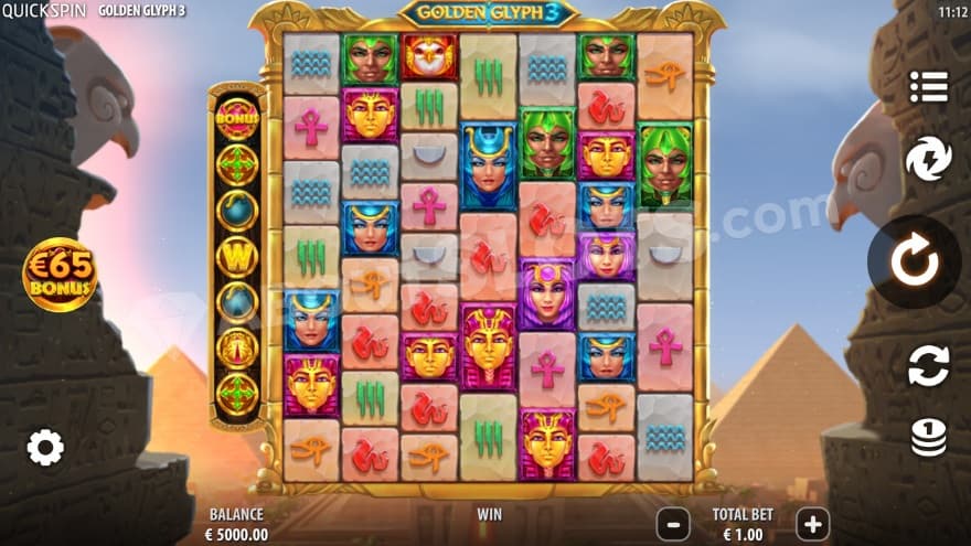 Base game where you can see pyramids in the background.