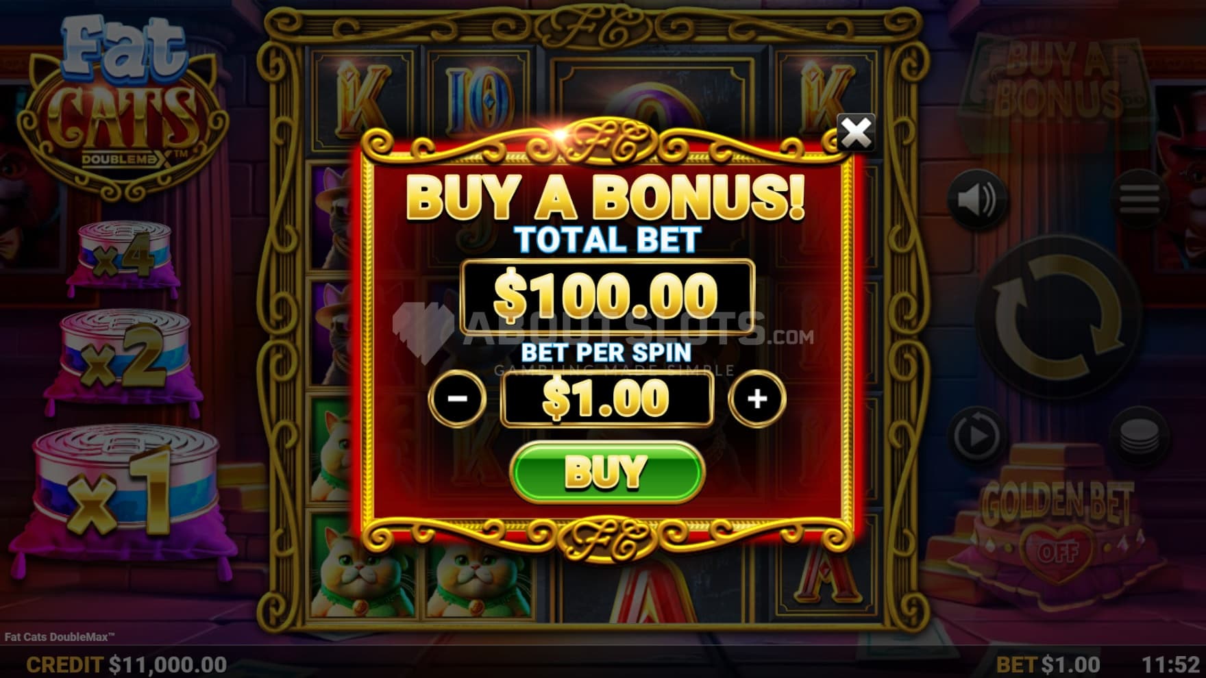 Through the Feature Buy you can instantly jump into the action