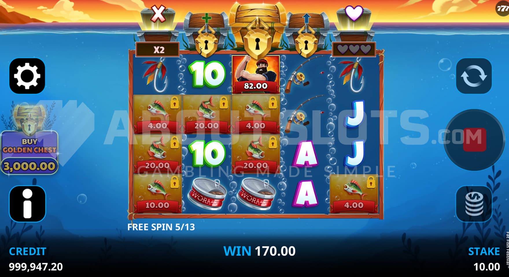 Scatter Symbol on reel 3