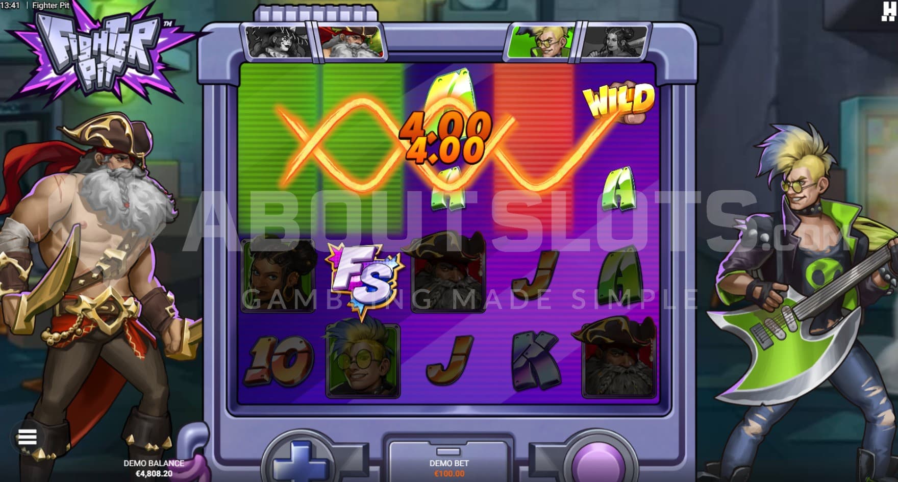 Wild Symbol on reel 5