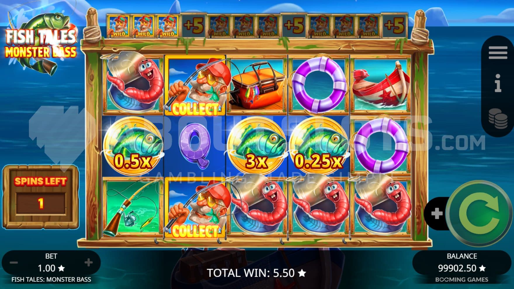 Collect Symbols on reel 2