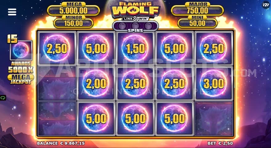 12 Link & Win Symbols in view