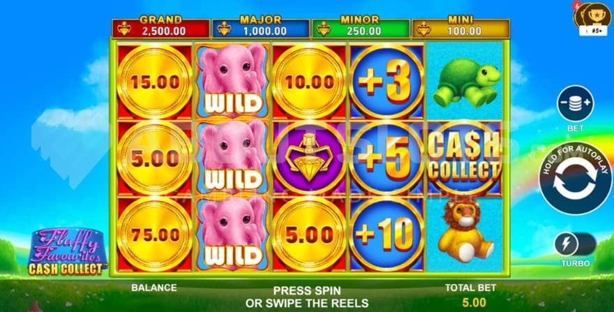 Cash Collect Symbol on reel 5