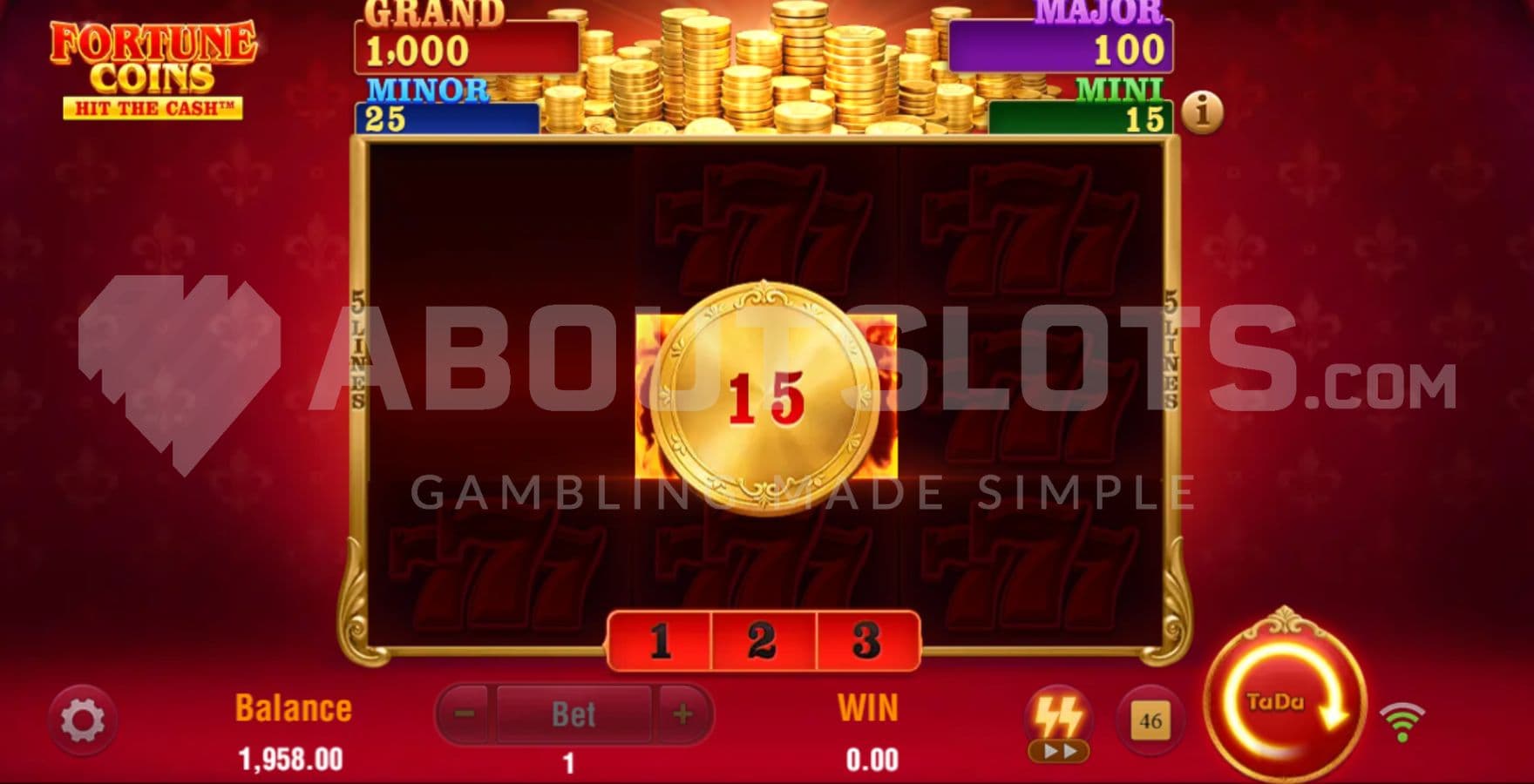 Fortune Coin on reel 2