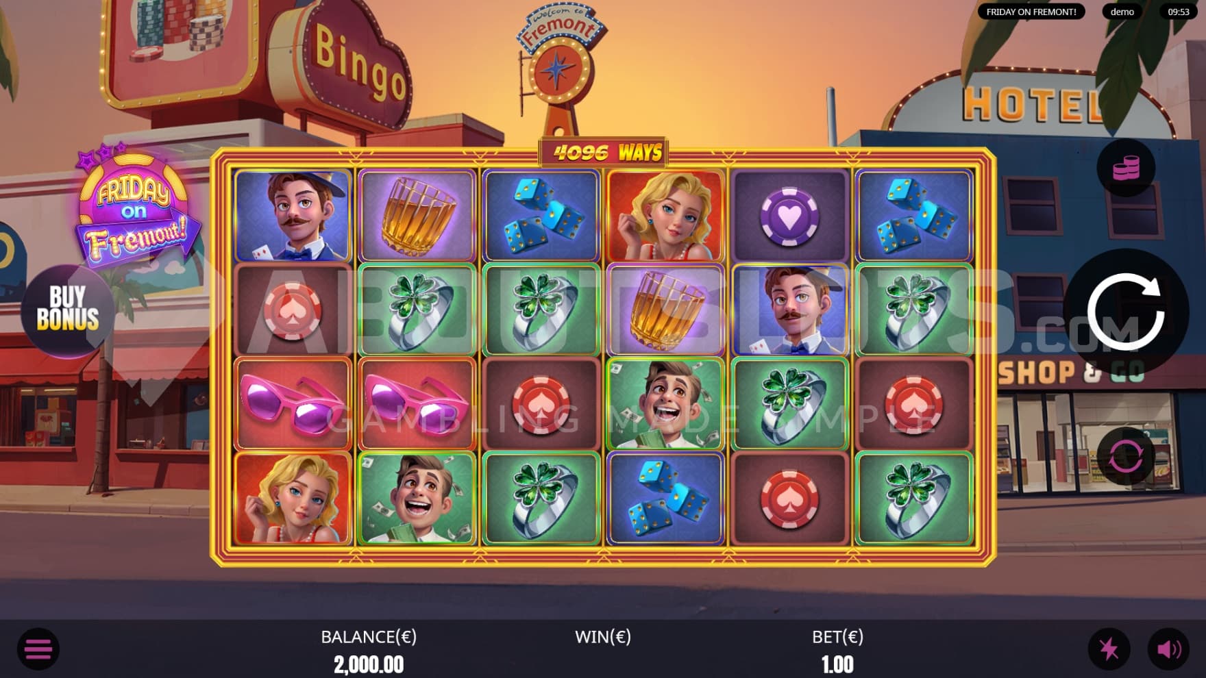 You find yourself on the streets of Fremont ín the base game