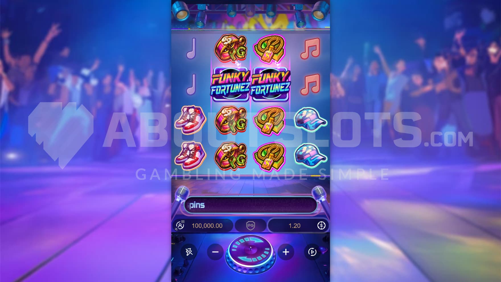 The game's theme is all about hip hop, and is set inside a club