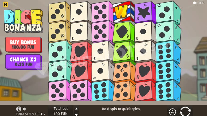 Base game where you can see the bonus buy option to the left.