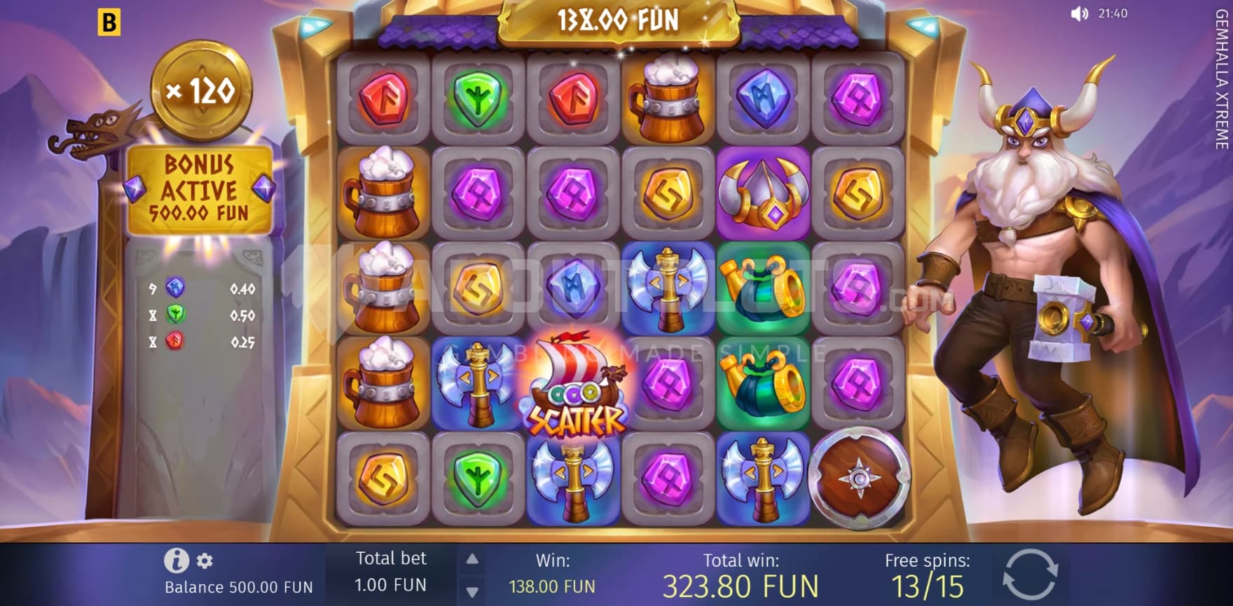 Multiplier Pool in left side