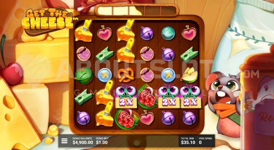 3 Wild Multipliers on reel 3, 5, and 6