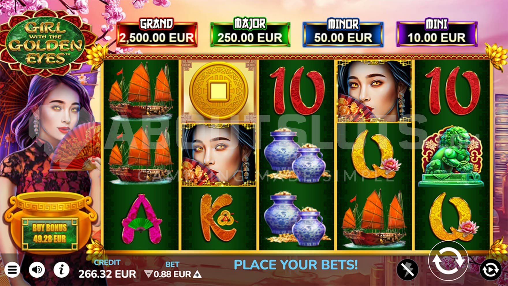 Bonus Buy on left side