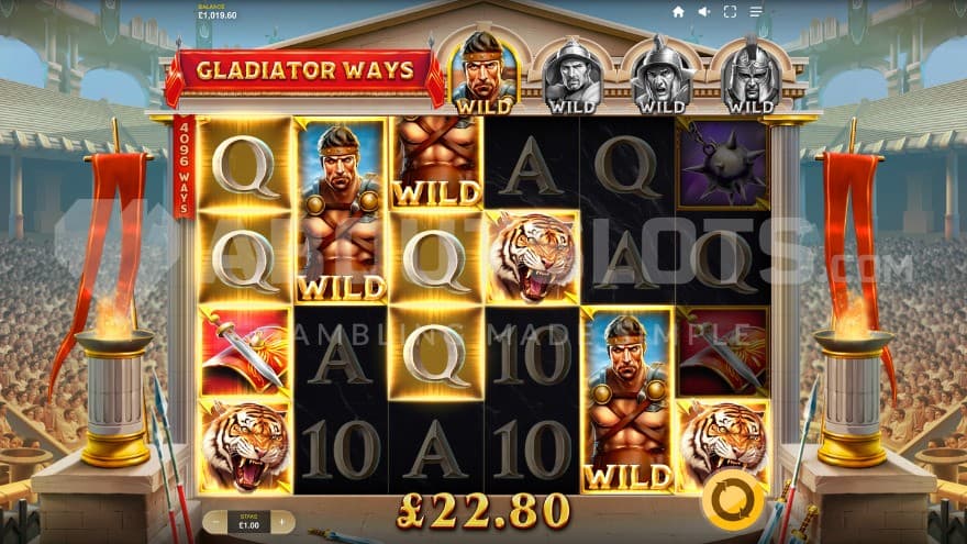 Gladiator Level 1 unlocked