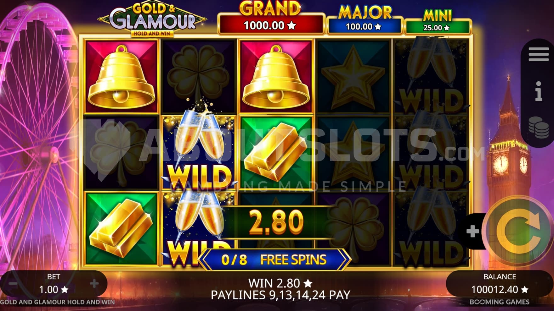 Wild Symbols on reel 2