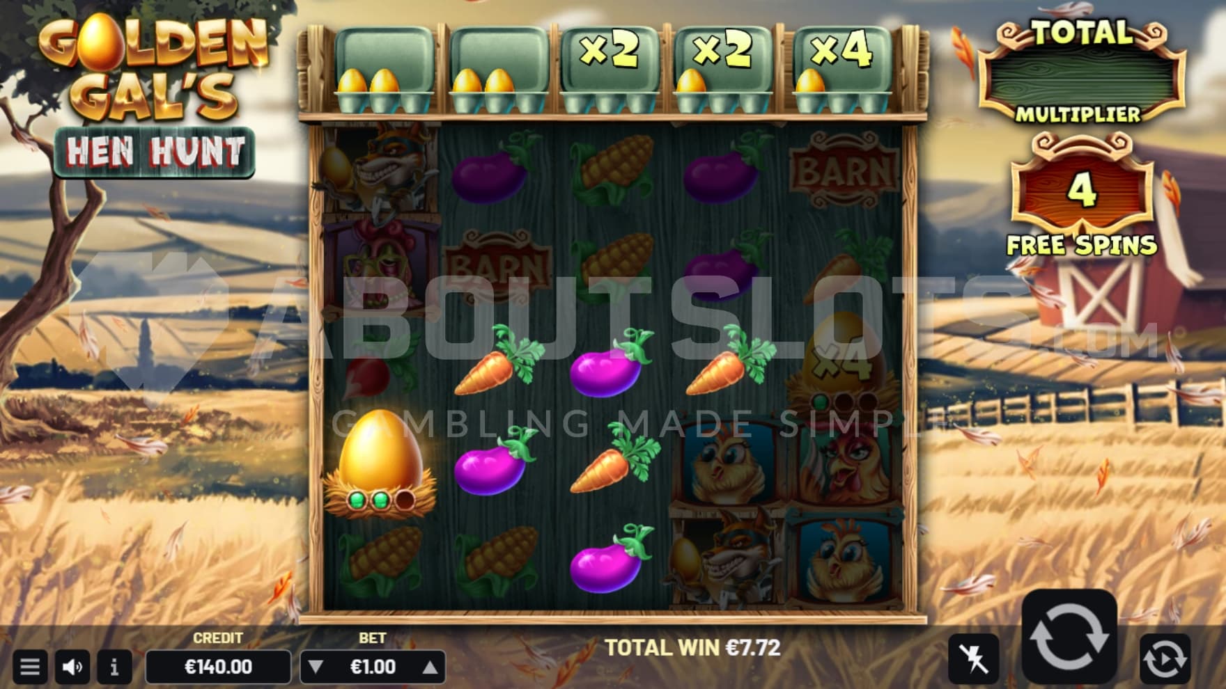 Scatter Egg on first reel