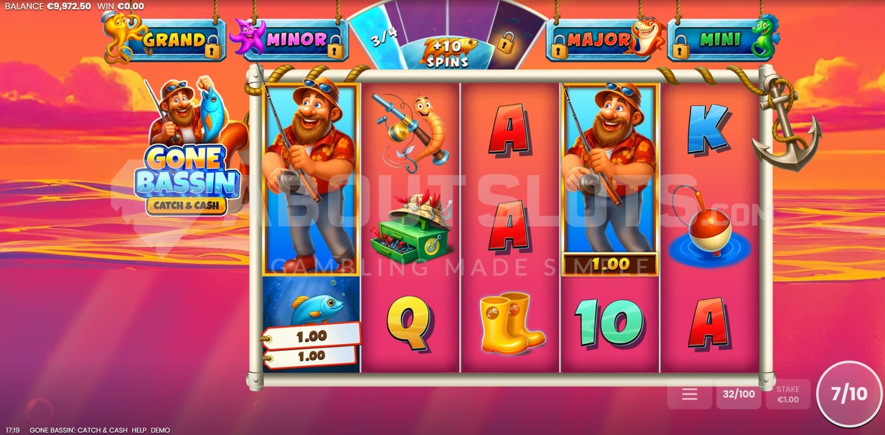 Wild Symbol on reels 1 and 4