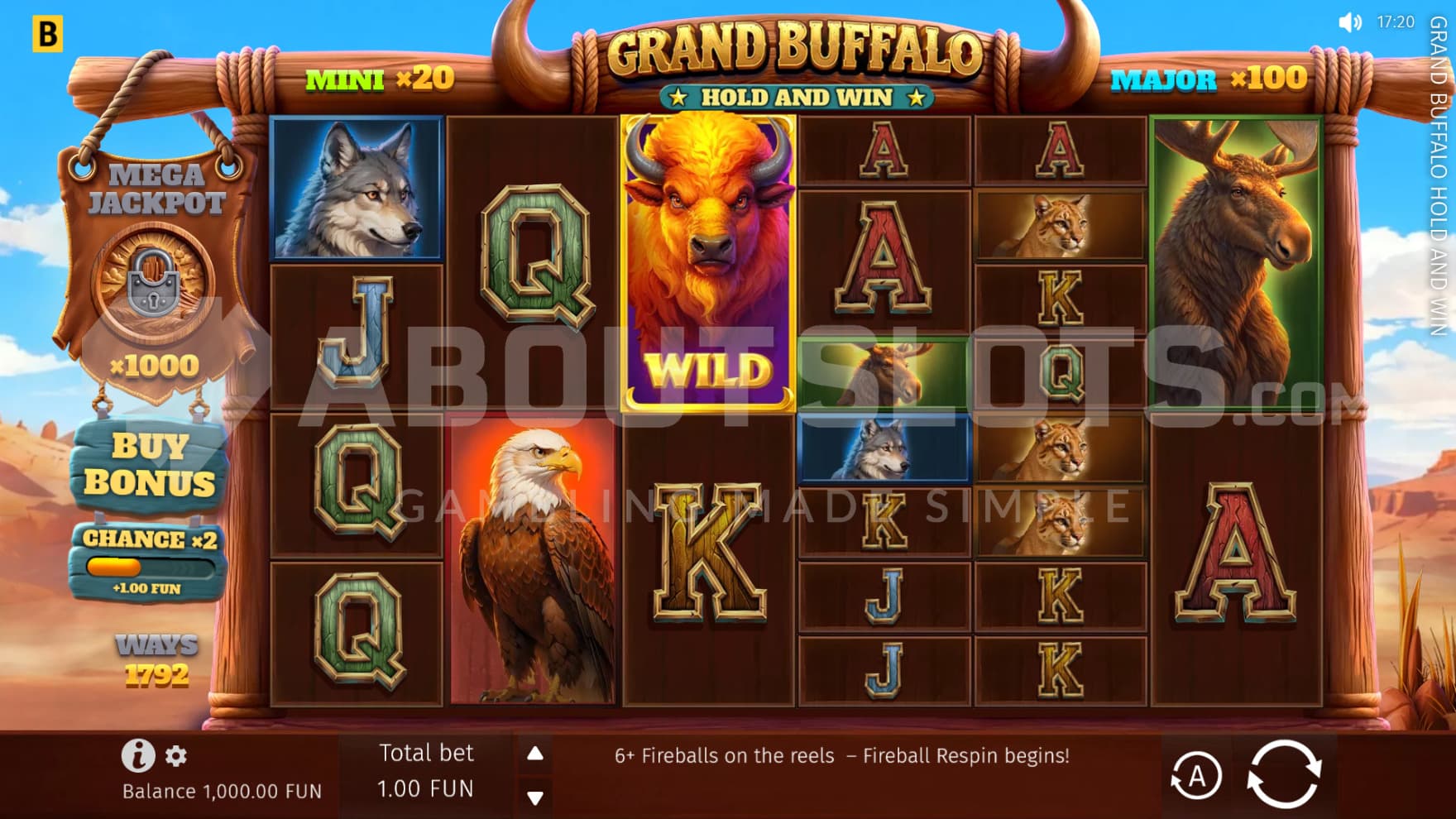 Symbols can come in various sizes on the playing grid, with still with the same payouts