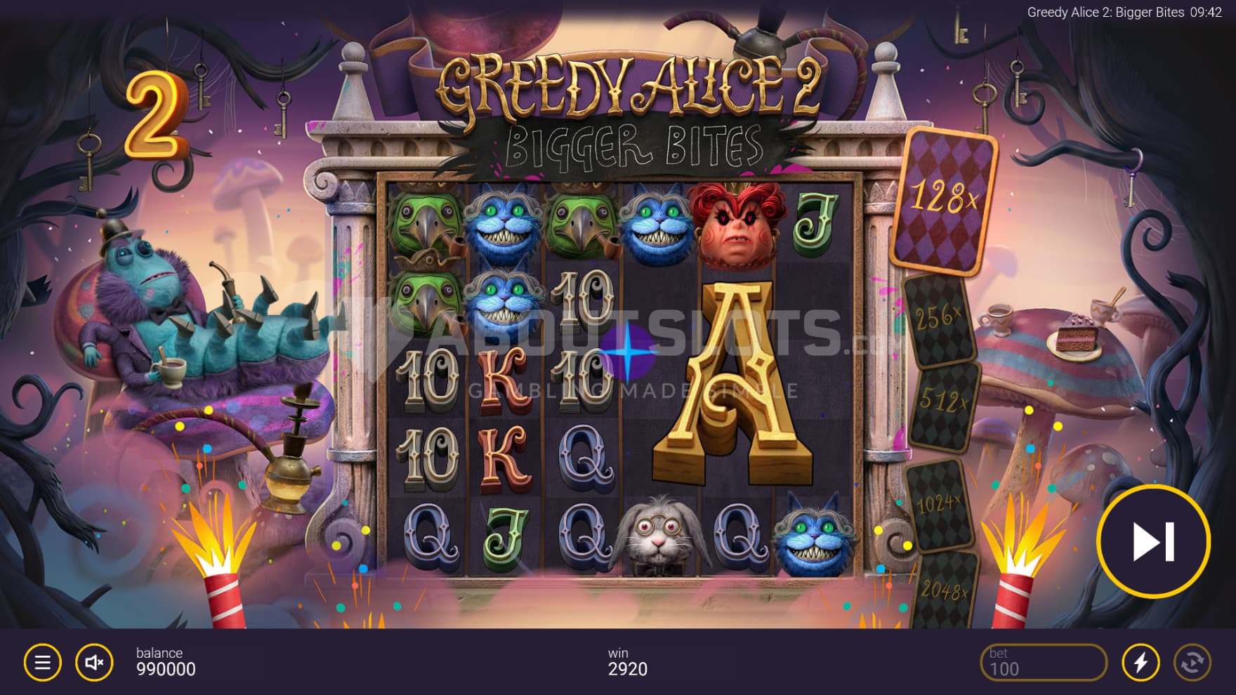 Multipliers stay persistent during the bonus game, making them even more volatile