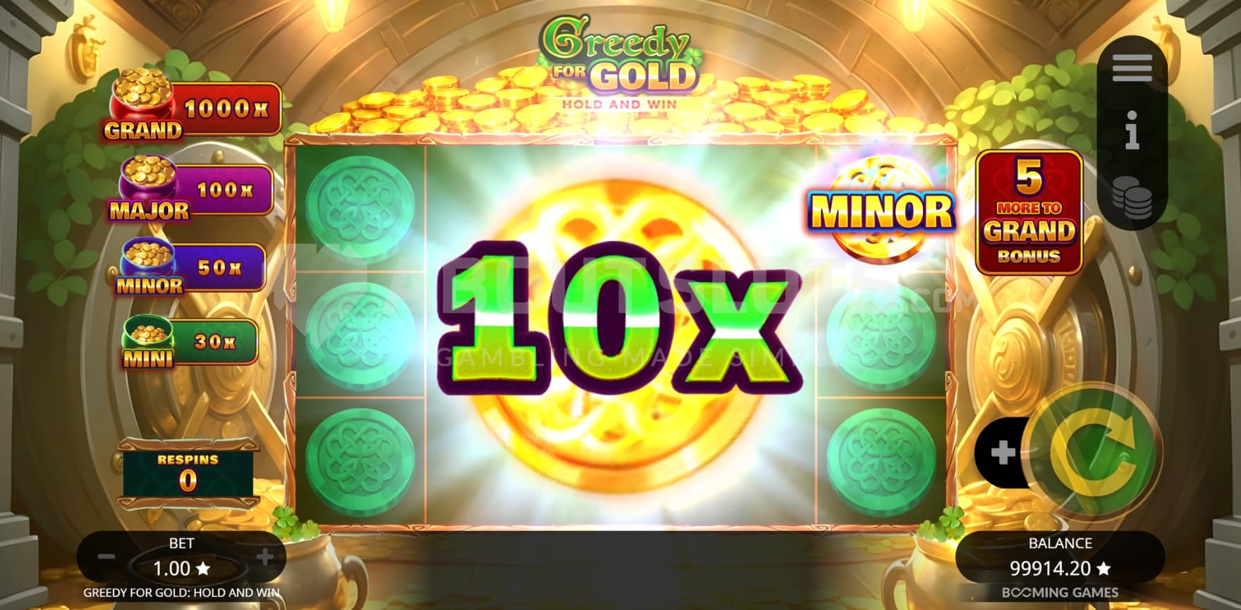 Jumbo Coin in view