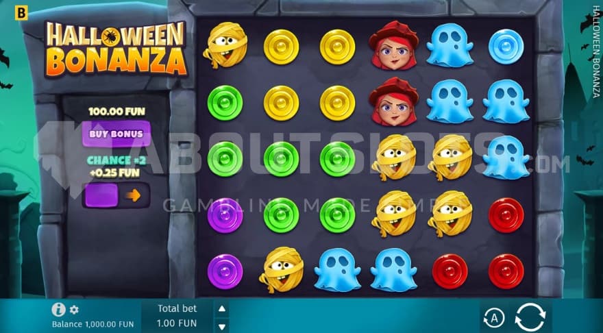 Bonus Buy on left of screen