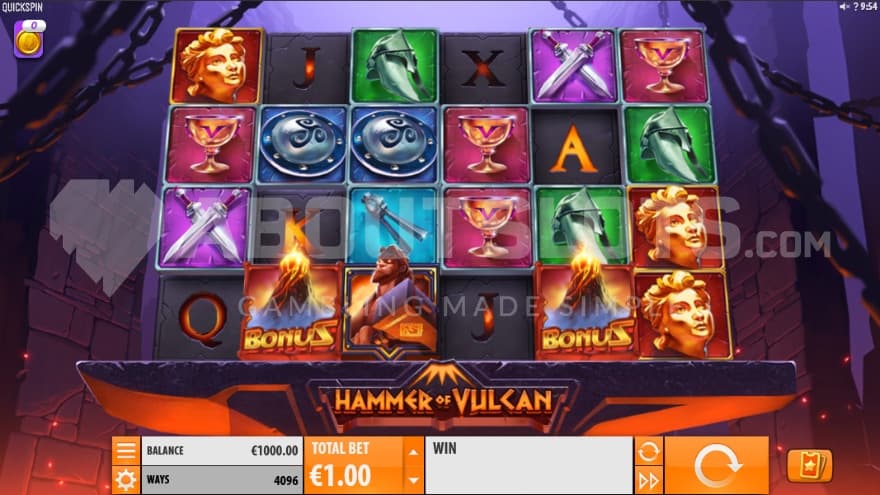 The base game set on top of a massive anvil