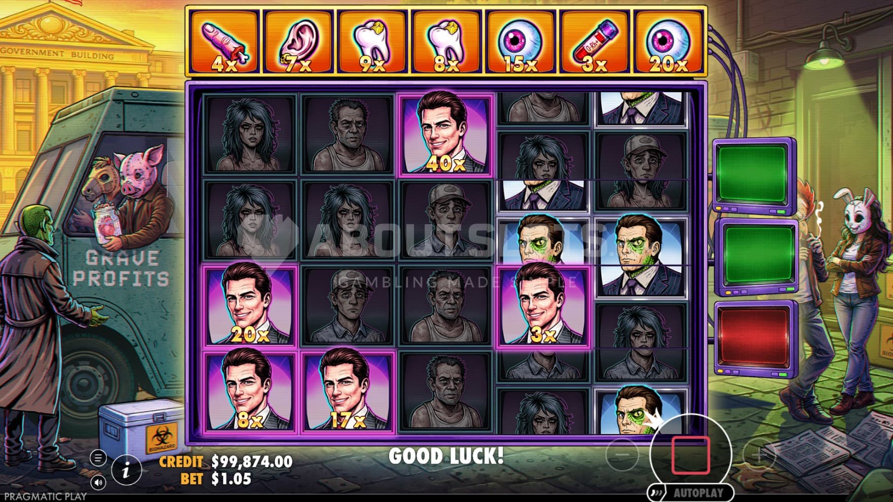 During the Respins the lizard-folk need human body parts to stay human, forming Money Symbols