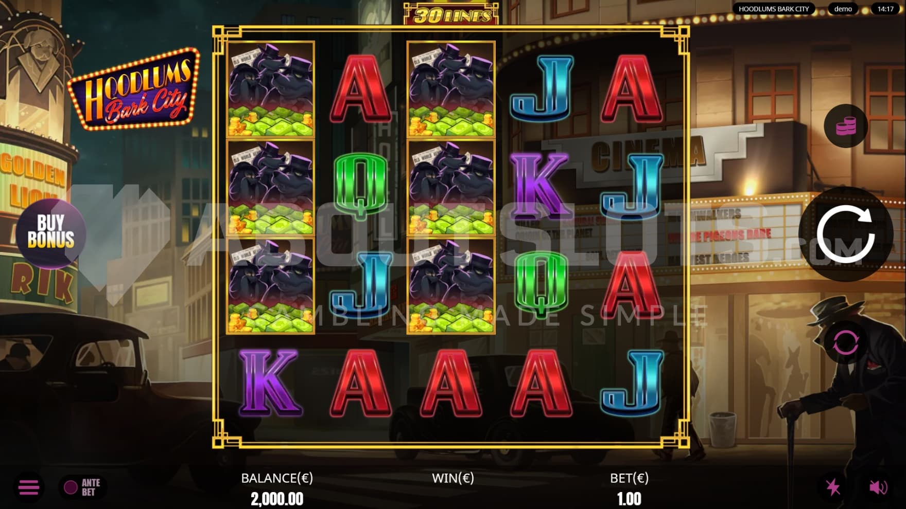 The game is set in the criminal underworld of Bark City