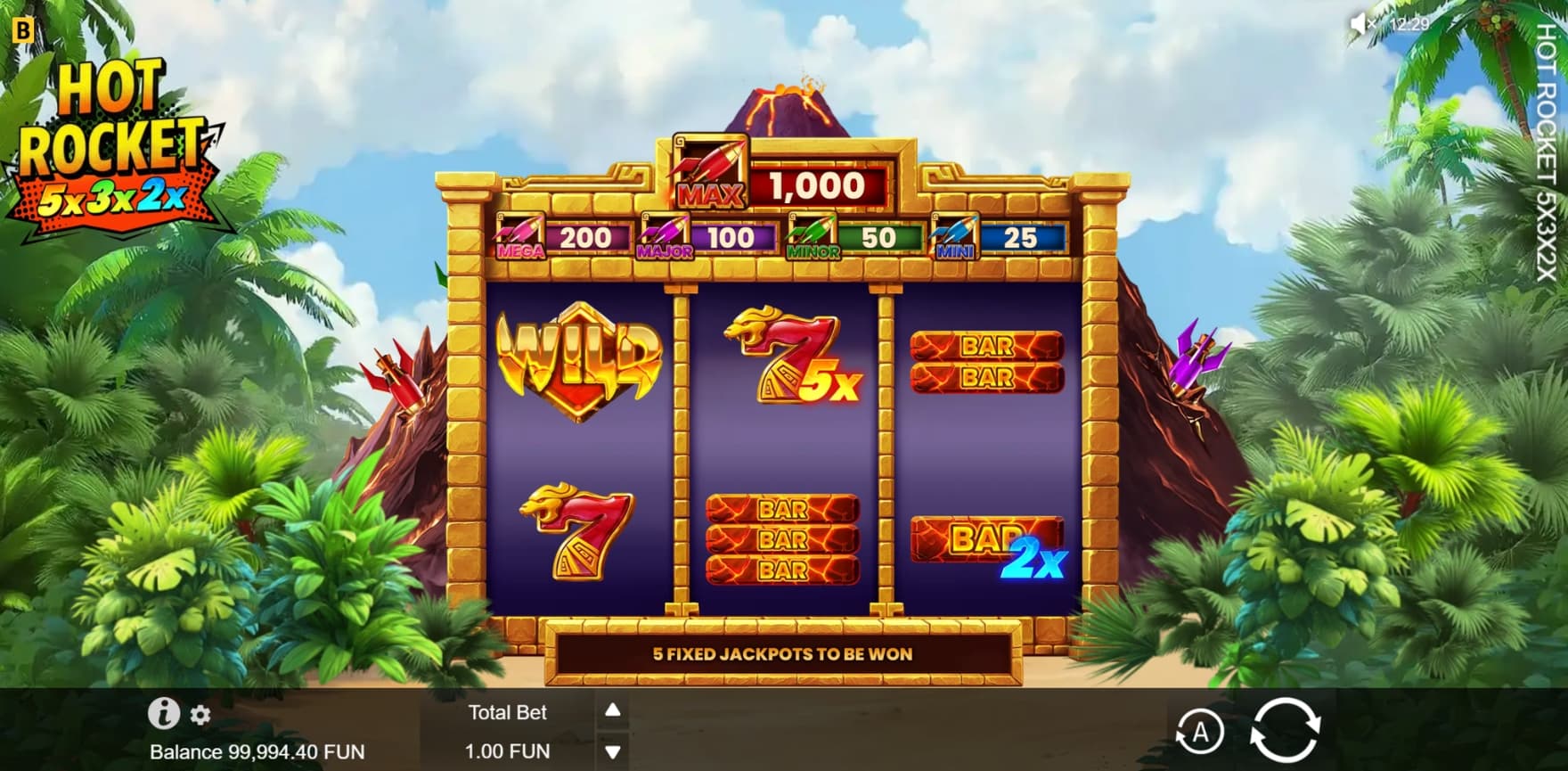 Volcano theme