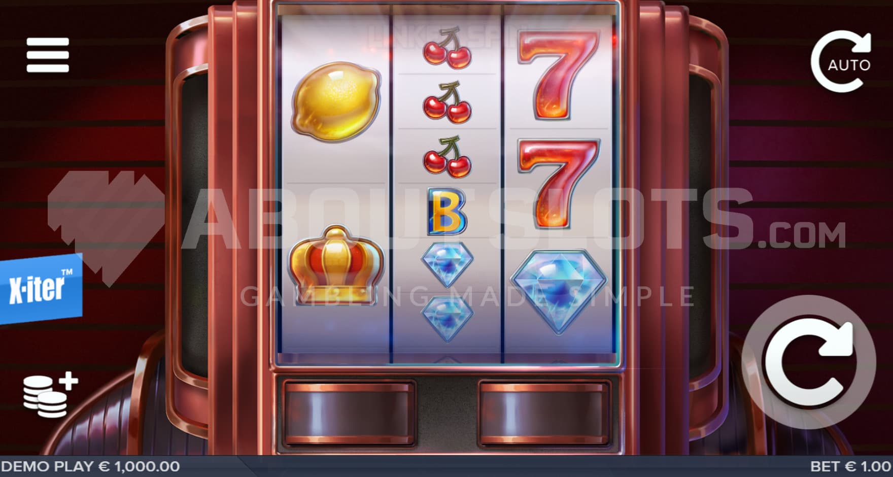 Spin Button on right side