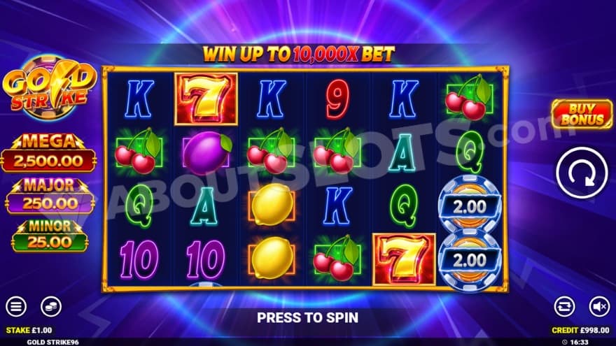 Base game where you can see a Buy Bonus button to the right.