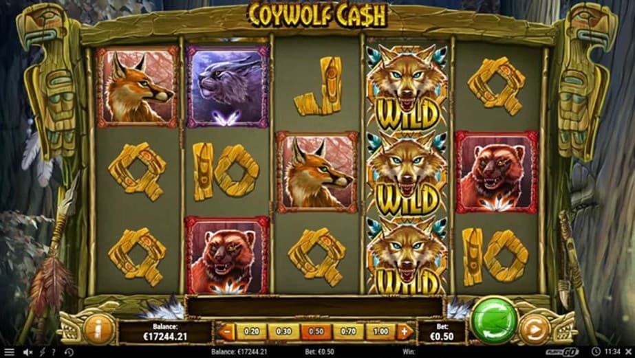 Coywolf Cash Slot Gameplay