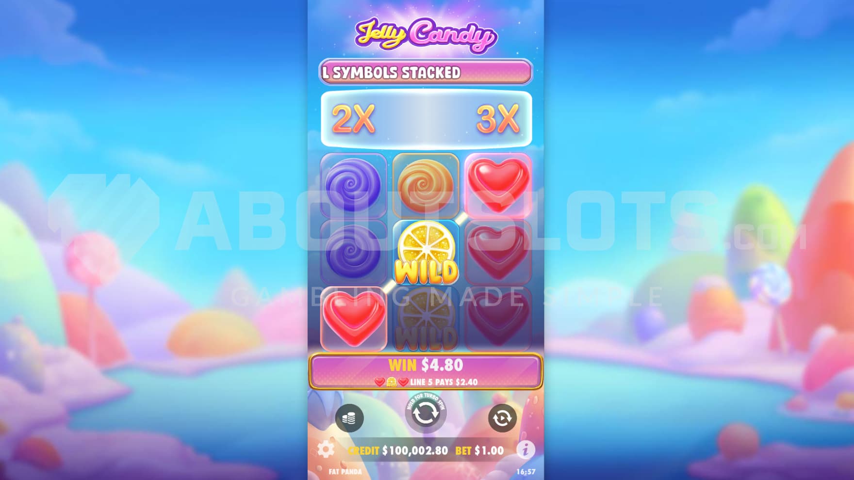 Wild Symbols help create winning combinations