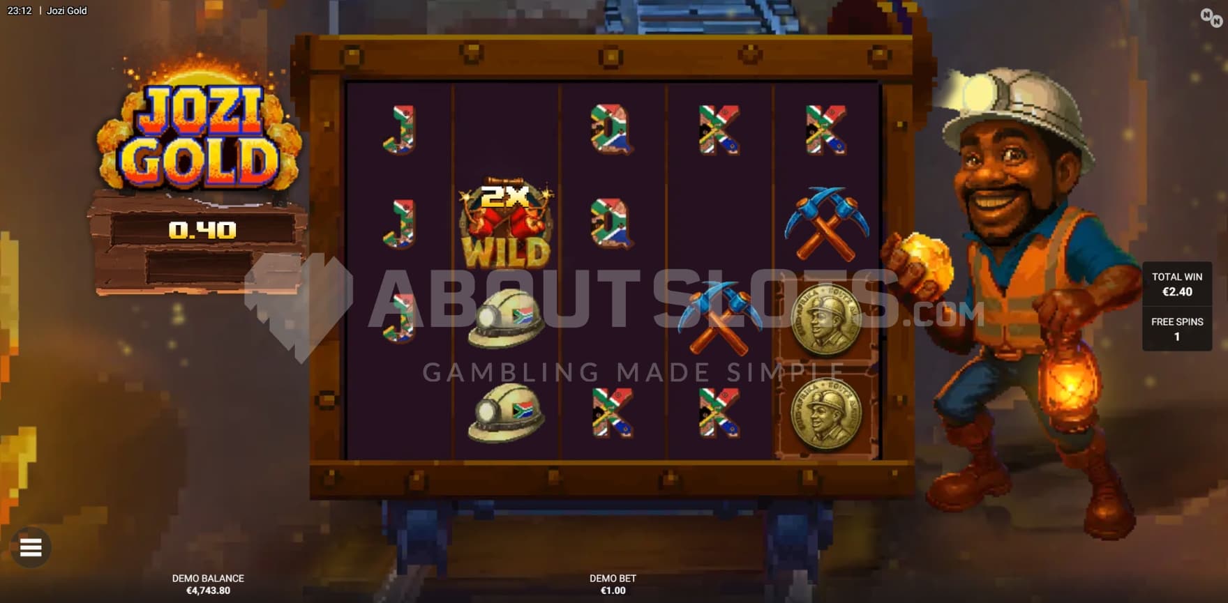 2X Wild Multiplier in view
