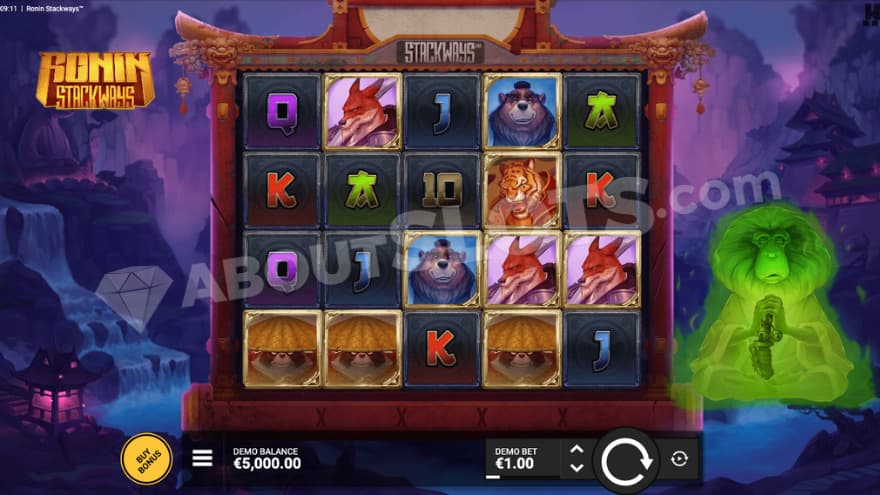 Base game with a tranquil landscape in the background.