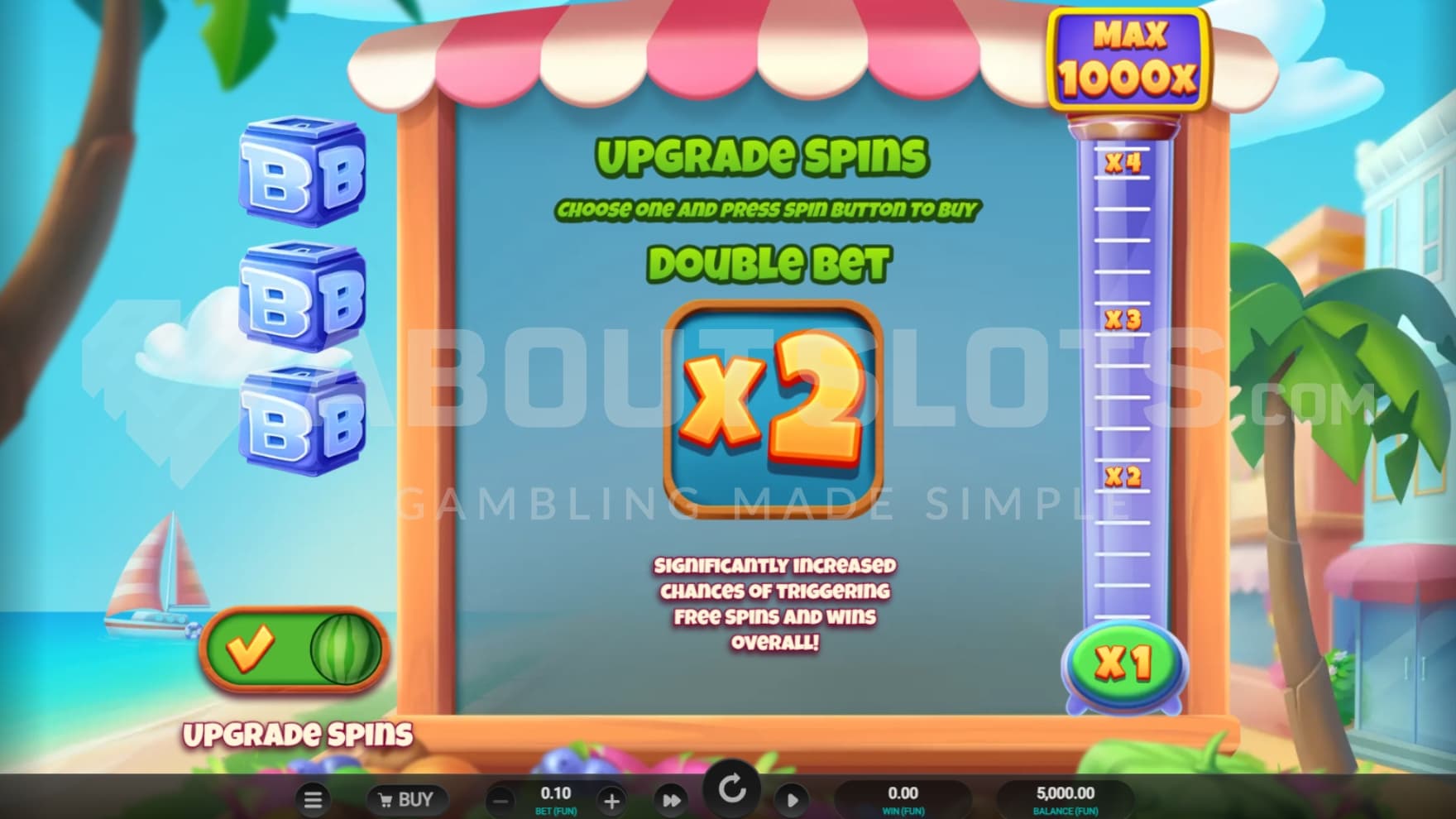 Double Bet 2X the bet