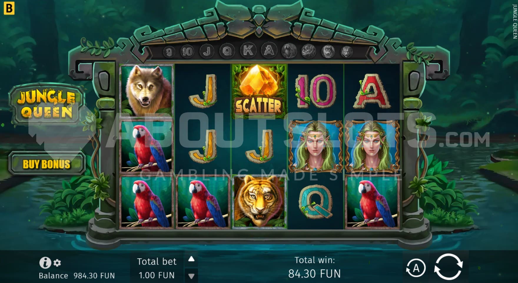 Bonus Buy on left side