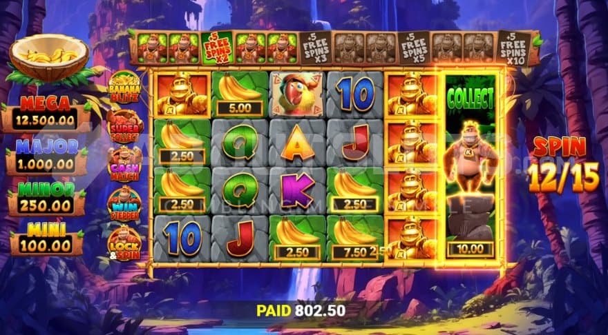 Collect Symbol on reel 6