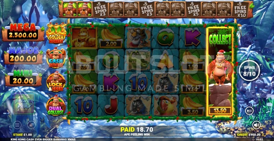 Collect Symbol on reel 6