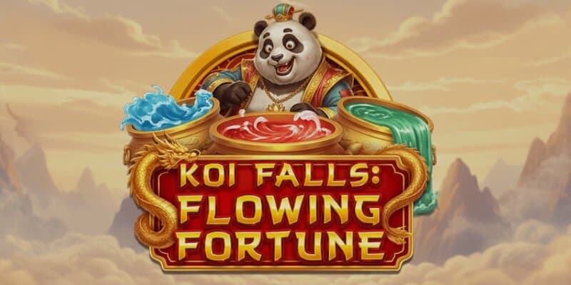 Koi Falls: Flowing Fortune Banner