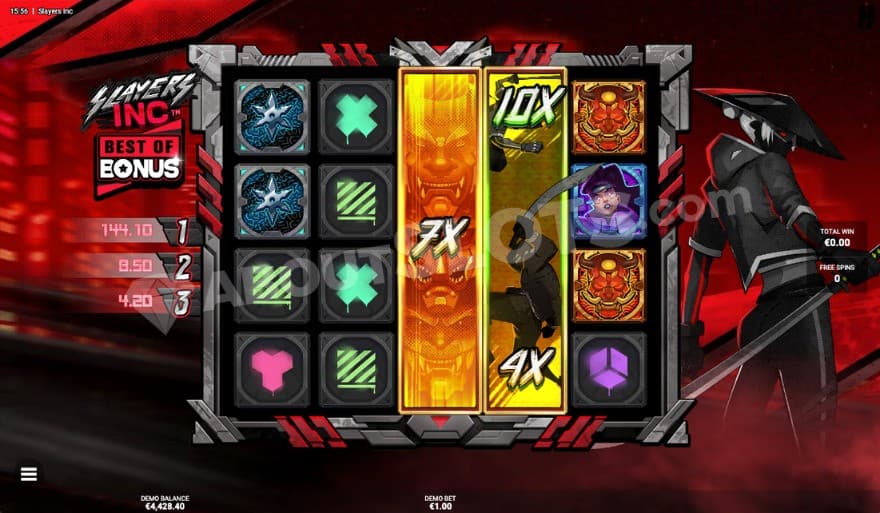 Best of bonus wild slayers being active with two DuelReels being active.