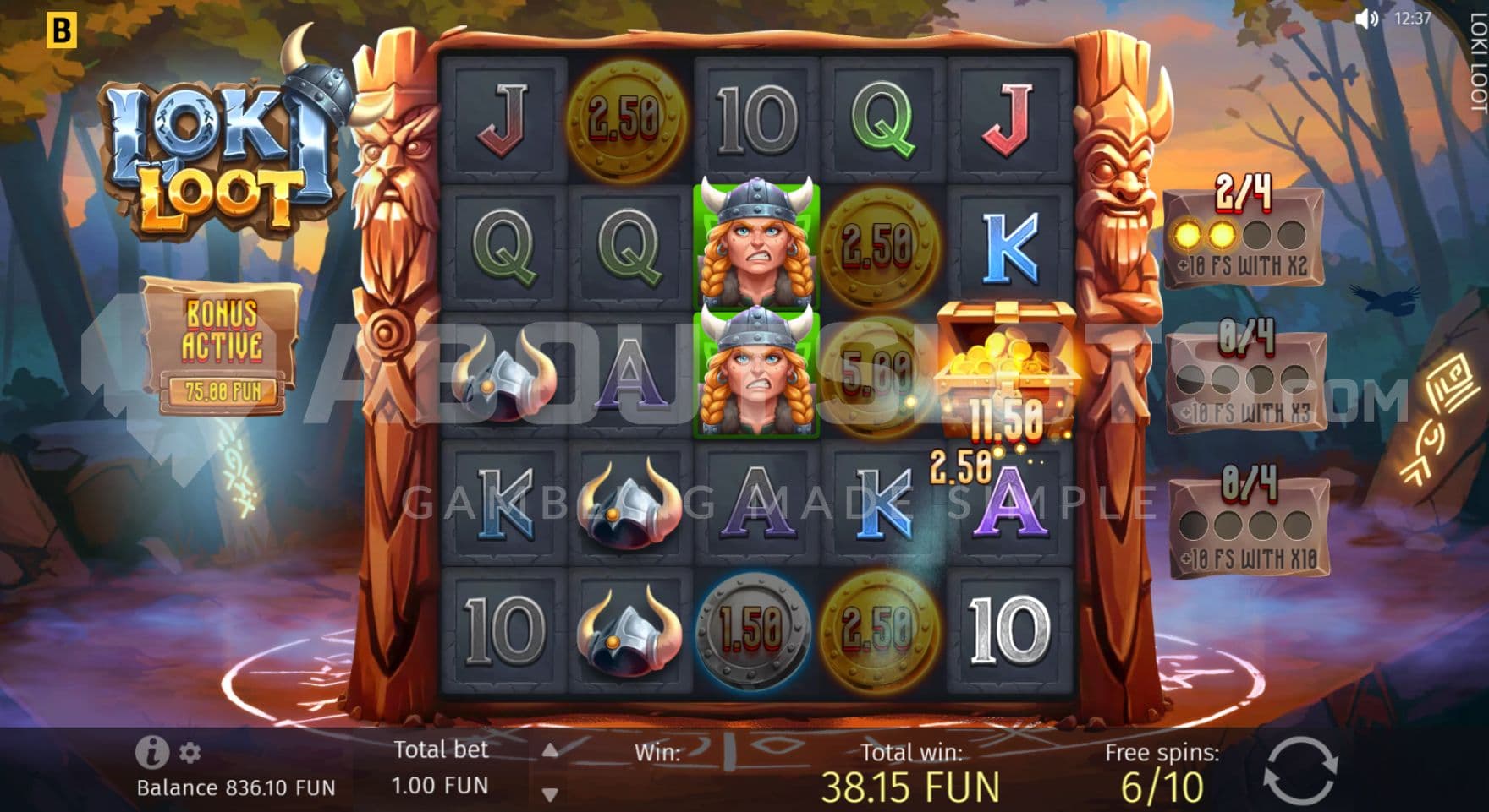 Wild Symbol on last reel