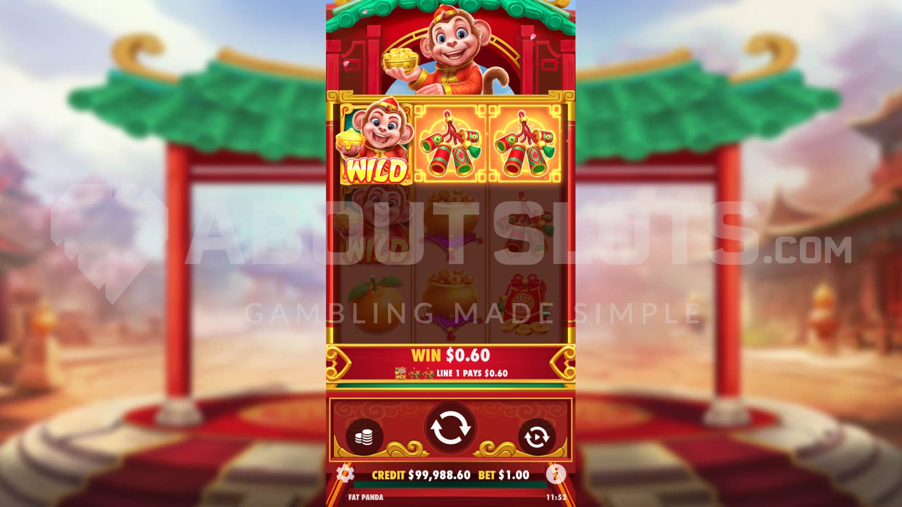 A Wild Symbol helps create a winning combination