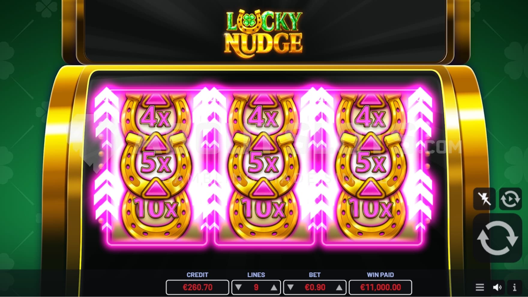 Nudge feature triggered