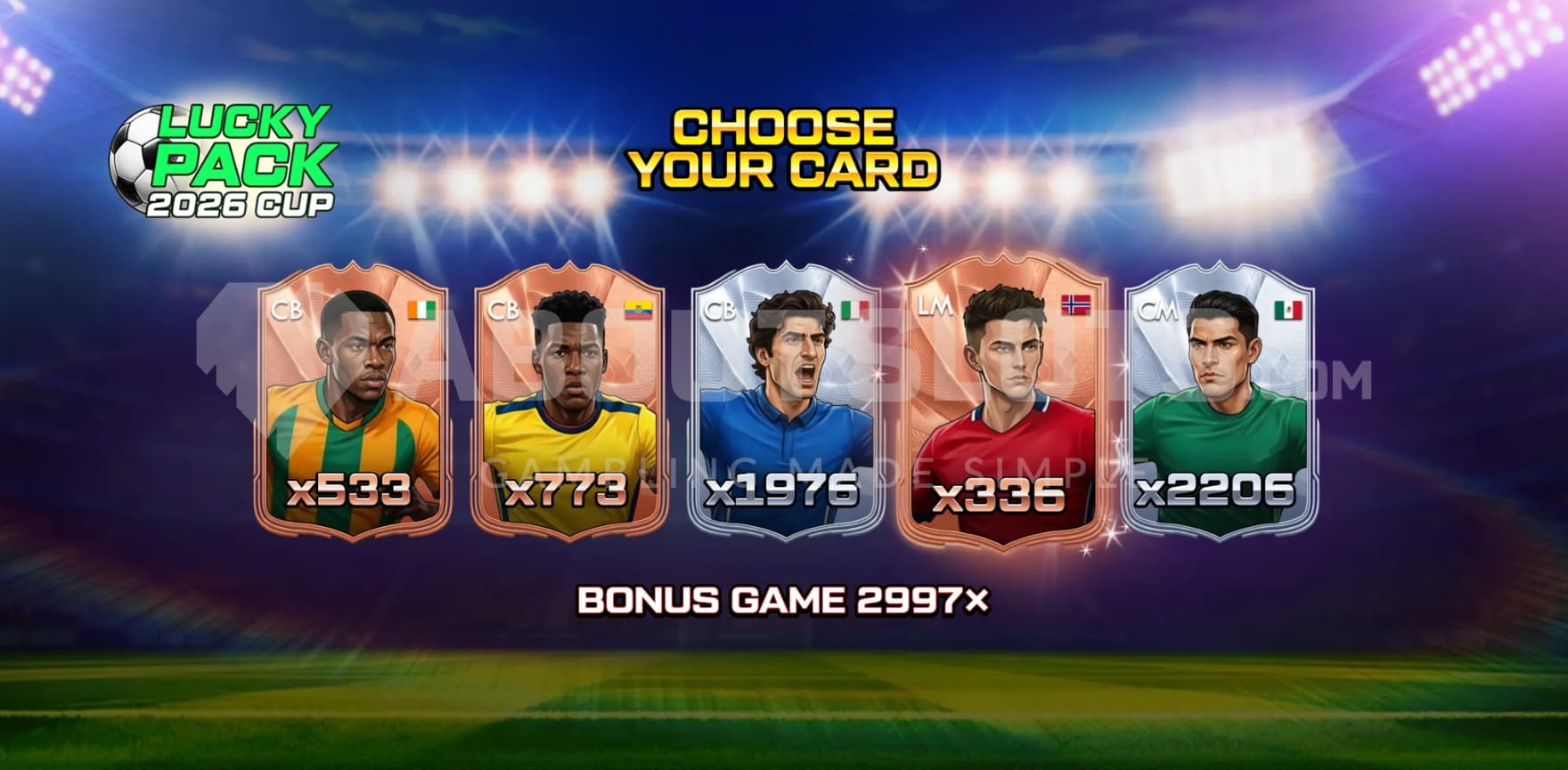 Pick a Player Card
