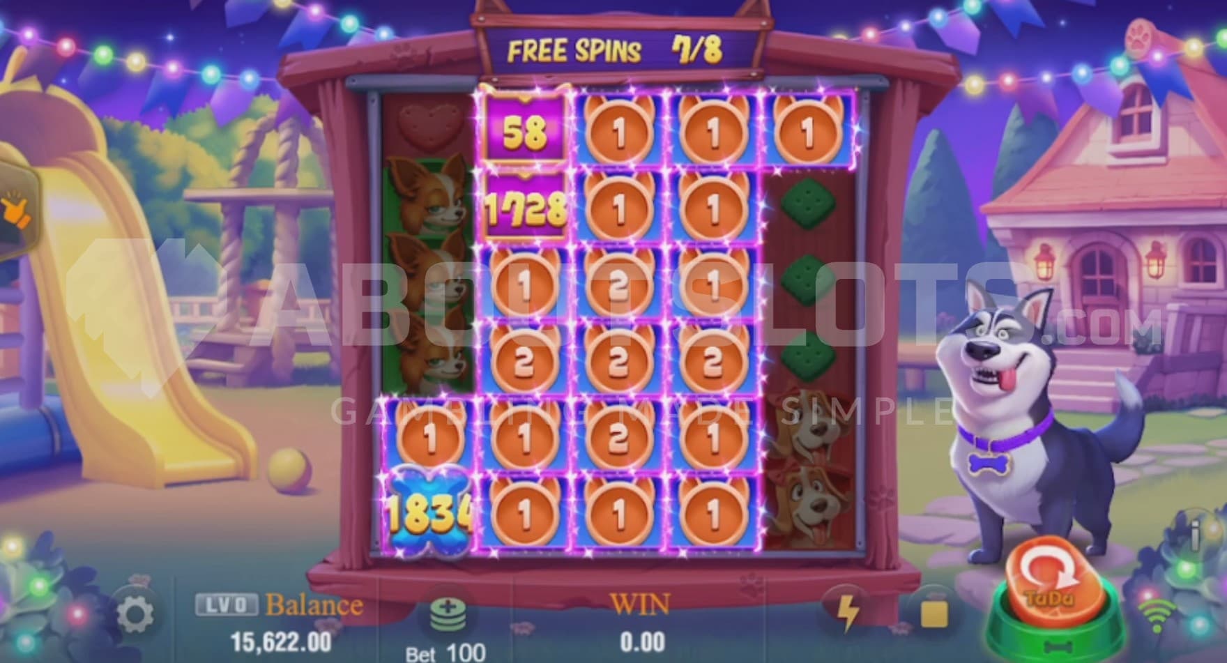 7/8 Free Spins