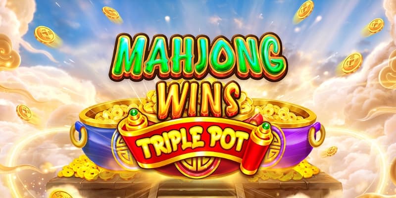 Mahjong Wins Triple Pot Banner