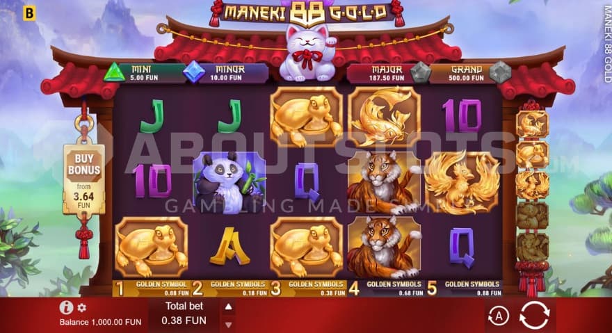 Bonus Buy on left side of screen